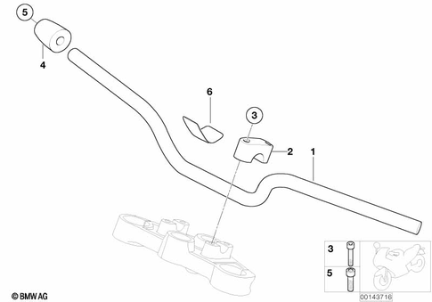 Motorcycle Handlebars for 2002 BMW-Motorrad F 650 CS #0