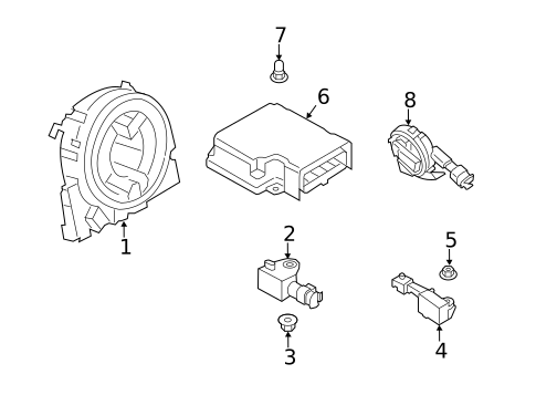 Air Bag Components for 2024 Porsche 718 Cayman #3