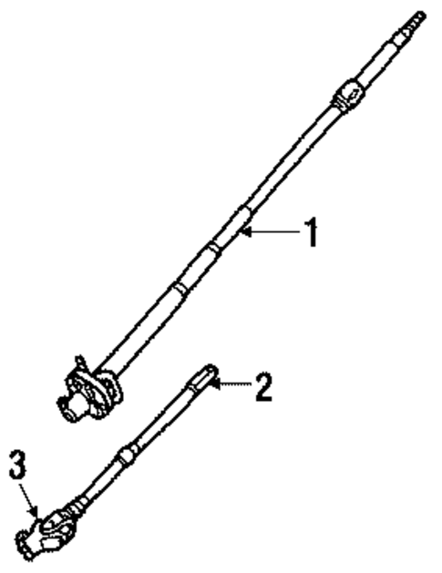 Shaft & Internal Components for 1997 Nissan Pickup #1