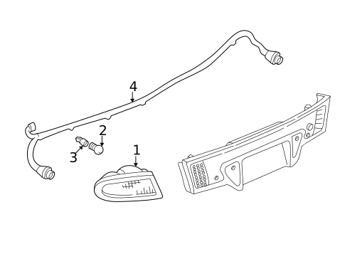 Tail Lamps for 1995 Pontiac Sunfire #0