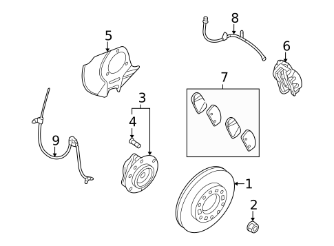 Anti-Lock Brakes for 2010 Kia Sedona #0