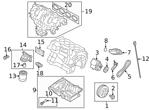 Engine Parts for 2018 Lincoln MKC #0