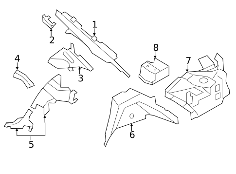 Interior Trim - Quarter Panels for 2014 BMW 750Li #1