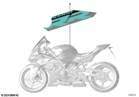 Stickers, Labels, Adhesive Film Strips for 2025 BMW-Motorrad S 1000 RR #2