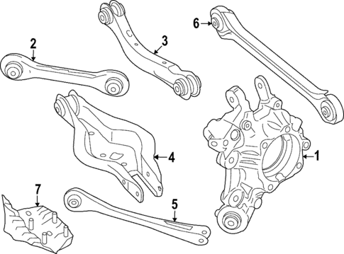 Rear Suspension for 2022 BMW 430i Gran Coupe #1