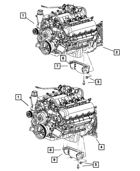 Engine Mounting for 2007 Dodge Ram 1500 #7