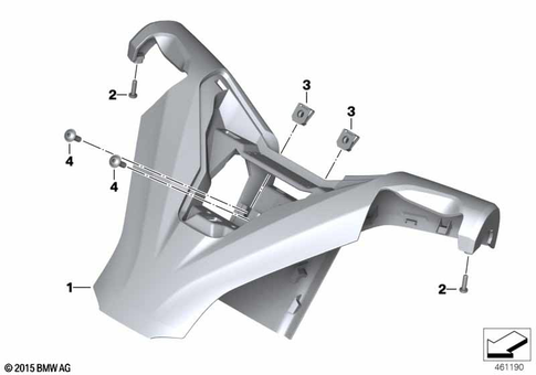 Motorcycle Trim Section, Windshield for 2019 BMW-Motorrad C 650 Sport #17