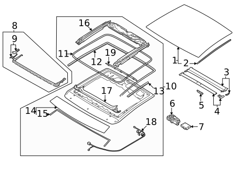 Sunroof for 2024 Audi A3 Quattro #0