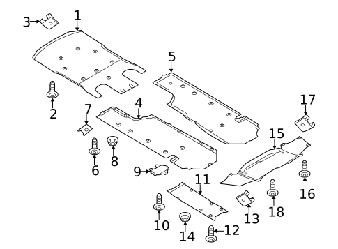 Under Cover & Splash Shields for 2016 Porsche Panamera #1