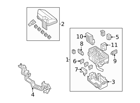 Electrical Components for 2014 Acura TSX #1
