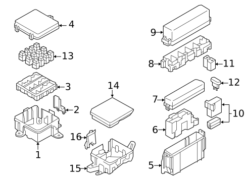 Electrical Components for 2017 Nissan LEAF #0