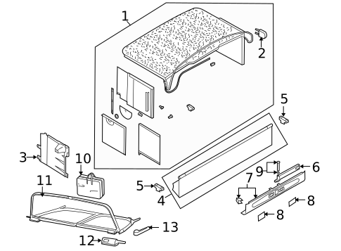 Frame & Components for 2007 Audi A4 Quattro #1