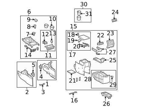 Rear Heater for 2012 Toyota Highlander #1