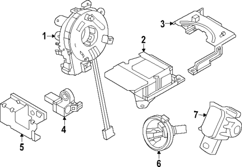 Air Bag Components for 2024 Nissan Z #0