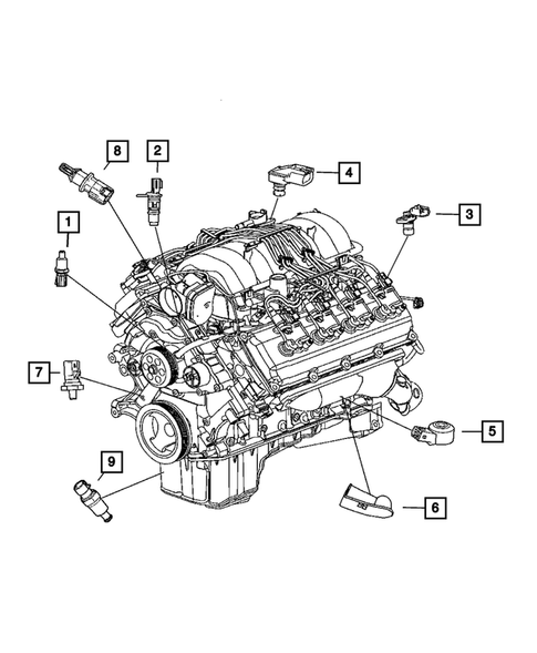 Sensors for 2011 Chrysler 300 #2