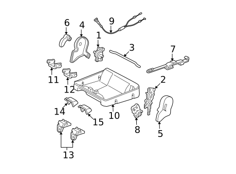 Tracks & Components for 2007 Toyota Sequoia #2