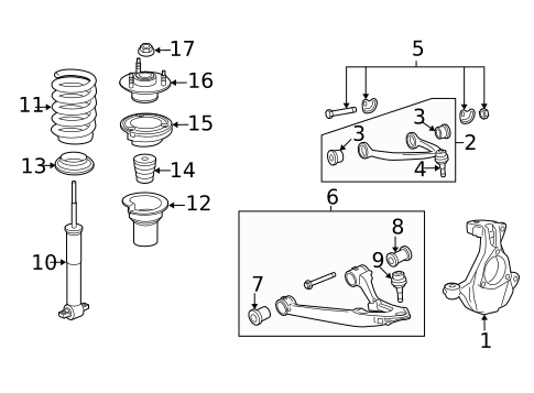 Suspension Components for 2010 Chevrolet Silverado 1500 #5