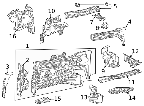 Inner Components for 2021 Mercedes-Benz GLE350 #0