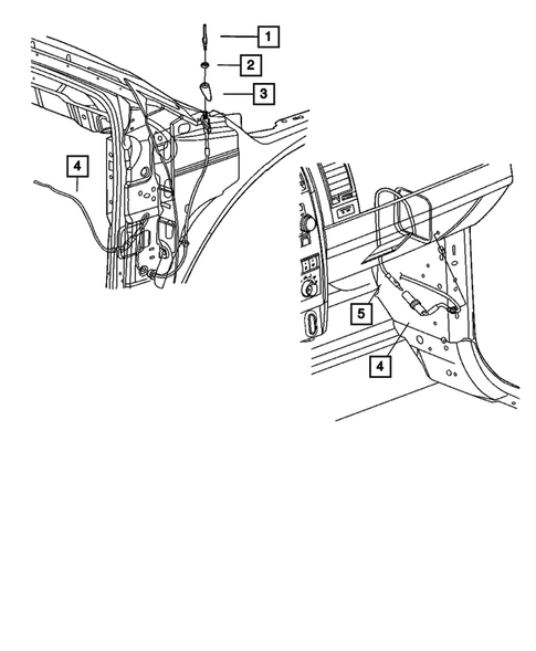 Radio, Antenna, Speakers, DVD, and Video systems for 2009 Dodge Durango #5