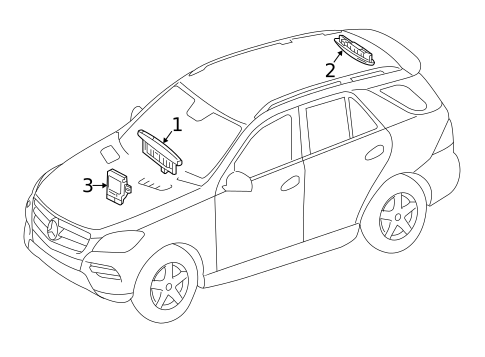 Electrical Components for 2017 Mercedes-Benz GLS350d #4