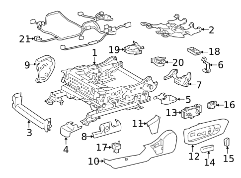 Tracks & Components for 2016 Lexus ES350 #0