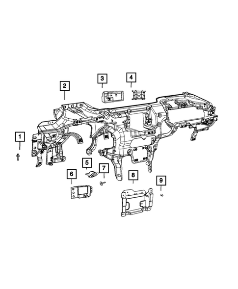 Instrument Panel for 2021 Dodge Durango #2