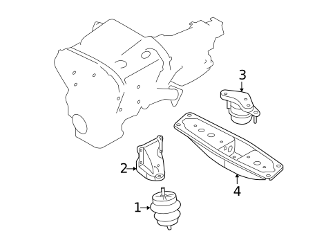 Engine & Trans Mounting for 2012 INFINITI G25 #1