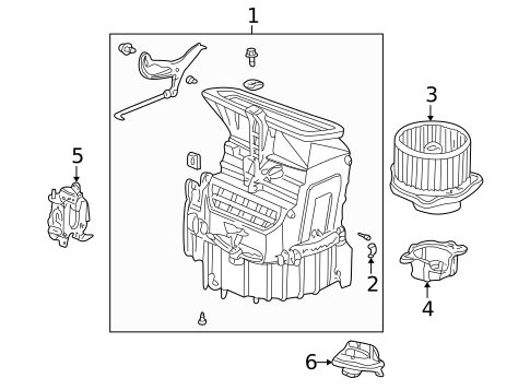 Blower Motor & Fan for 2005 Acura MDX #0