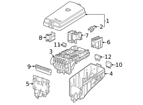 Fuse & Relay for 2015 Volkswagen Golf #0