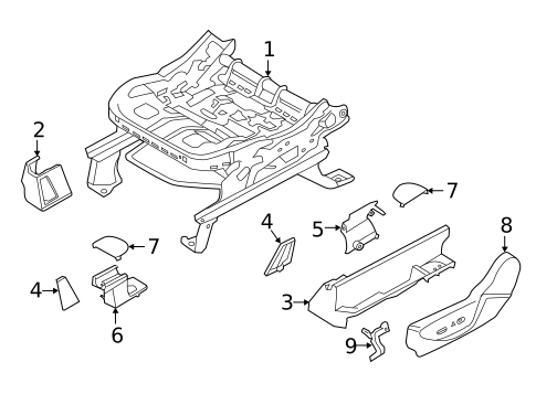 Tracks & Components for 2017 Ford C-Max #1