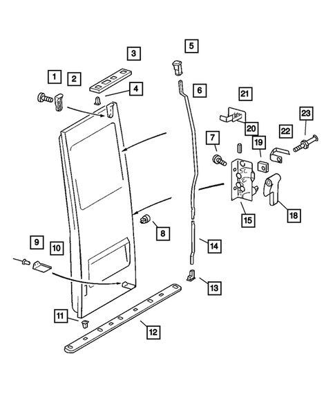 Door, Dual and Single Cargo for 2004 Dodge Sprinter 3500 #2