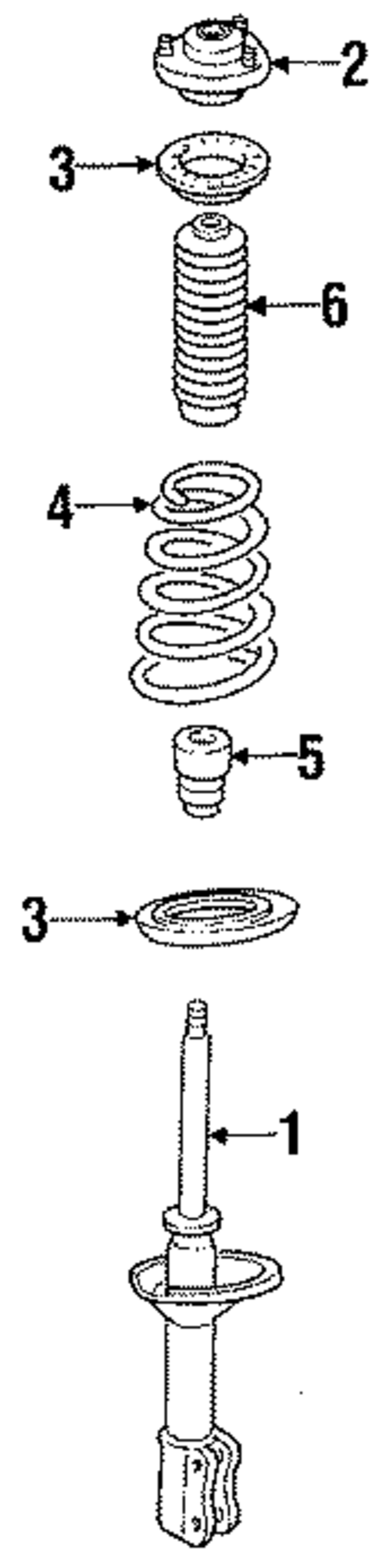 Struts & Suspension Components for 1993 Subaru Legacy #3