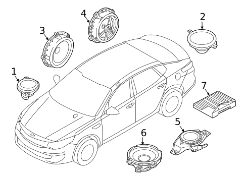 Sound System for 2020 Kia Optima #0