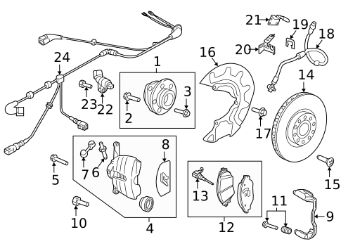 Anti-Lock Brakes for 2015 Volkswagen Golf R #1