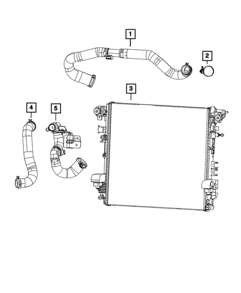 Radiator and Related Parts; Charge Air Cooler for 2026 Jeep Wrangler #2
