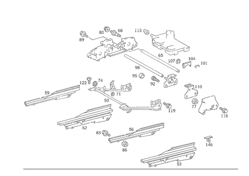 Seat Adjuster for 1989 Mercedes-Benz 300TE #3