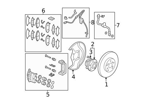 Anti-Lock Brakes for 2015 Honda Pilot #1