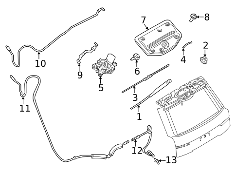 Wiper Components for 2022 Land Rover Range Rover #1