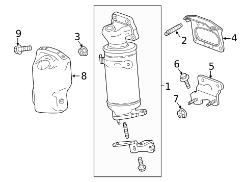 Exhaust Components for 2019 Chevrolet Spark #1