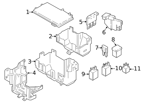 Fuse & Relay for 2019 Ford F-450 Super Duty #0