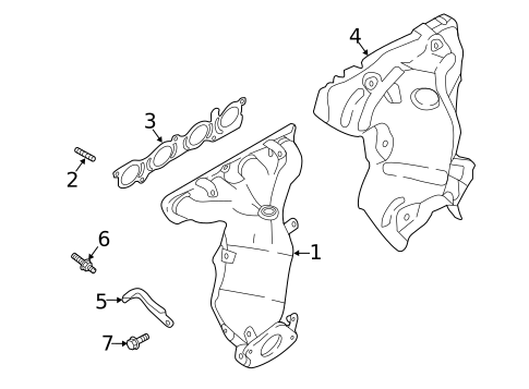 Exhaust Manifold for 2024 Nissan Sentra #2