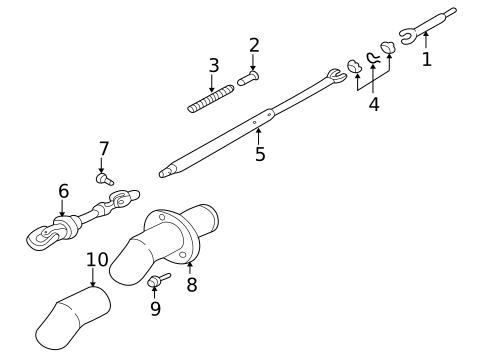 Shaft & Internal Components for 2003 Chevrolet Impala #1
