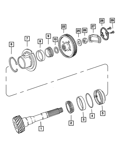 Gear Train for 2001 Dodge Neon #0