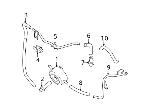 Oil Cooler for 2007 Nissan Frontier #0