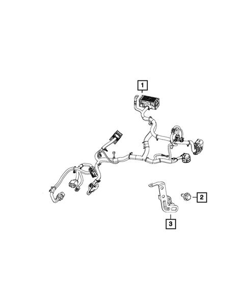 Wiring-Powertrain for 2018 Jeep Cherokee #2