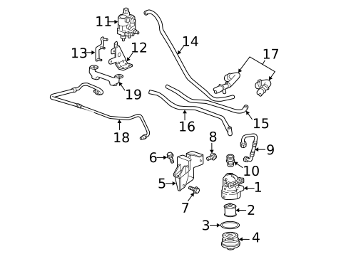 Fuel System Components for 2015 Chevrolet Impala #1