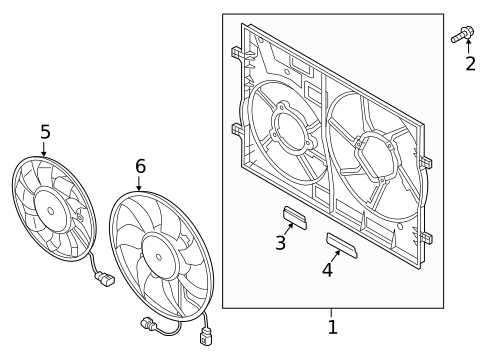 Cooling Fan for 2022 Audi TT Quattro #0