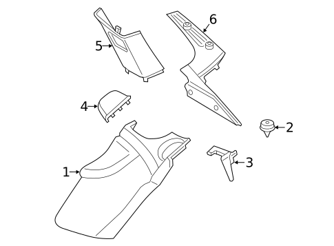 Interior Trim - Quarter Panels for 2012 BMW 550i GT xDrive #0