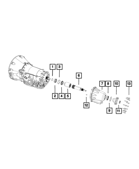 Case, Extension, Oil Pan, and Indicator (Dipstick) for 2008 Jeep Grand Cherokee #1