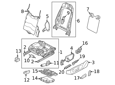 Front Seat Components for 2022 Volkswagen ID.4 #0